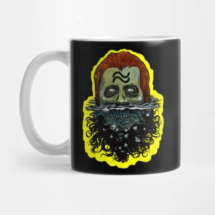 Zombie Art : ZOMBIE ZODIAC HORRORSCOPE (Aquarius) Mug